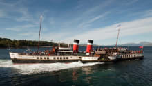 Passengers on Waverley Excursions in Glasgow