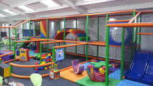 Toddler play frame at Pipsqueaks Play Cafe in Wigan
