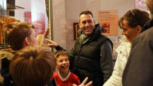 Visitors at Sudbury Hall and the National Trust Museum of Childhood