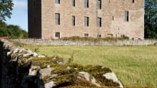 Outside view of Huntingtower Castle in Perth