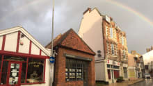Street view of Sticky Earth Cafe in Cromer