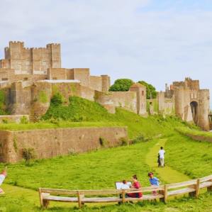 Climb, explore and play in the castle-themed play area