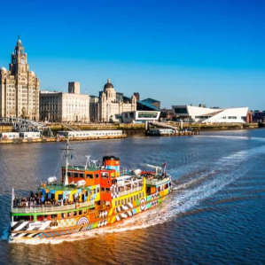 See the waterfront from the river