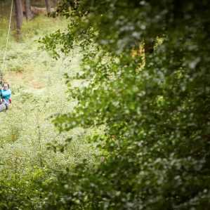 High ropes with Lake District views