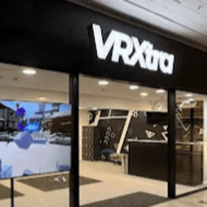 VR gaming area with equipment ready for visitors