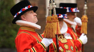 Yeomen of the Guard at Tower of London in Tower Hill