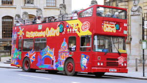 Passengers on City Sightseeing Oxford Hop on Hop off Tour bus