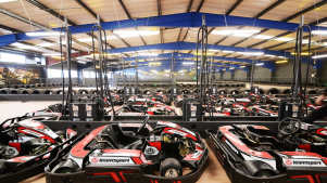 Go karts at TeamSport Farnborough