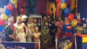 Fancy dress party at Kids World Skegness