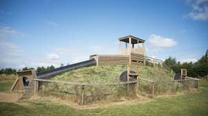 Adventure playground at Pink Pig Farm in Scunthorpe