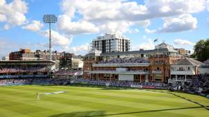 Stadium full of cricket fans at Tour of Lords and MCC Museum in St Johns Wood