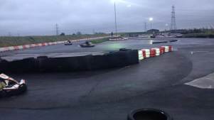 Race track at Carew Karting in Tenby