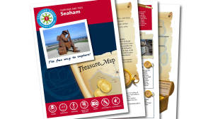 Map and booklet for Seaham Treasure Hunt Trail