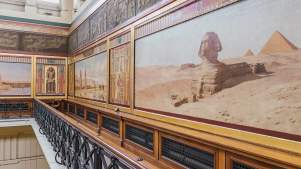 Egyptian gallery at Harris Museum, Art Gallery and Library in Preston