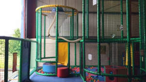 Indoor soft play frame at Jesters Adventure Play in Calne