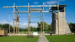 High ropes course at Leicester Outdoor Pursuits Centre