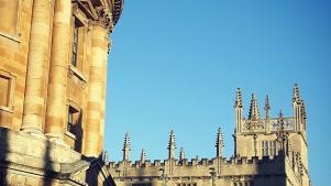 Outside view of The Bodleian Library in Oxford