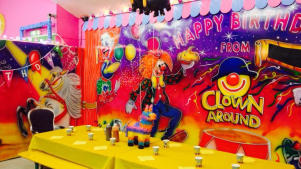 Party room at Clown Around Indoor Play Centre in Edinburgh
