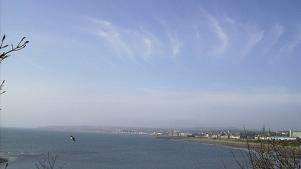 Sea at Ravenscraig Park in Kirkcaldy
