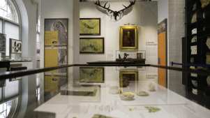 Exhibition room at Lapworth Museum of Geology in Birmingham