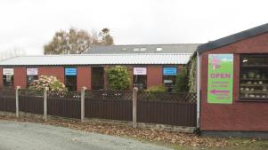 Outside view of Piggery Pottery in Caernarfon