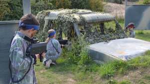 Kids playing Battlefield LIVE Combat at Wild Tracks in Newmarket