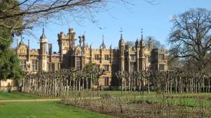 Outside view of Knebworth House Gardens and Park