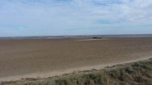 The beach at Saltfleetby Theddlethorpe Dunes Nature Reserve