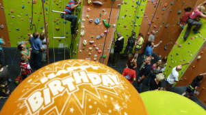 Birthday party at Dart Rock Climbing Centre in Buckfastleigh