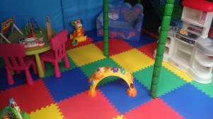 Toddler soft play area at Mini Magees Party and Play Centre in Preston