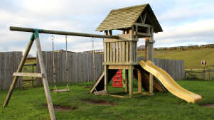 Outdoor adventure playground at Warrren Mill Farm in Pendoylan