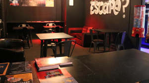 A waiting area at Escape Reality Preston