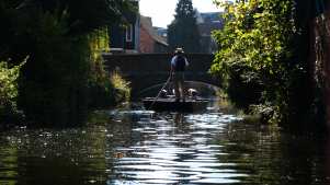 Blackfriars bridge at Canterbury Punting Company