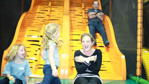 Fun on the slide at Safari MK
