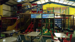 Indoor soft play frame at Playmania Indoor Playcentre in Mansfield