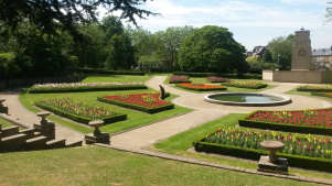 Garden at Clifton Park in Rotherham