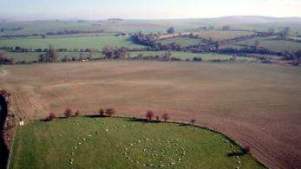 Field near Alexander Keiller Museum in Avebury