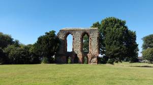 Ruins at Caludon Castle Park in Coventry