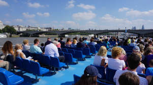 Passengers of Mercuria at Circular Cruise Westminster in London