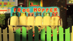 Frog Hopper ride at Funland in Hayling Island