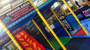 Junior soft play frame at Futures Fun Factory in Luton