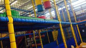 Indoor soft play frame at Futures Fun Factory in Luton
