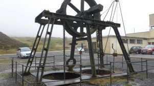 Coal production machine at Big Pit National Coal Museum in Blaenavon