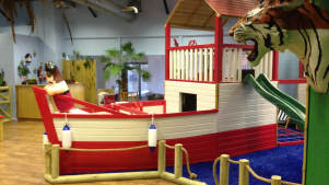 Indoor play area at Kikiland in Maidstone