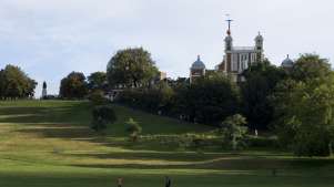 Park next to Planetarium at the Royal Observatory in Greenwich