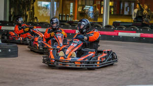 People go kart racing at Xtreme Karting Falkirk