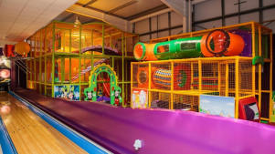 Indoor soft play frame and bowling alley at Bowling Buddies in Tralee