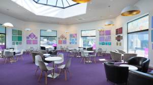 Seating area at Hertford Theatre