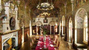 Dining room in Cardiff Castle