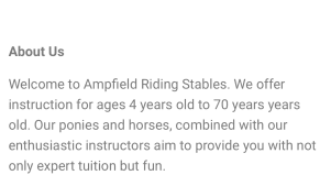 Ampfield Riding Stables - Featured Image - 3
